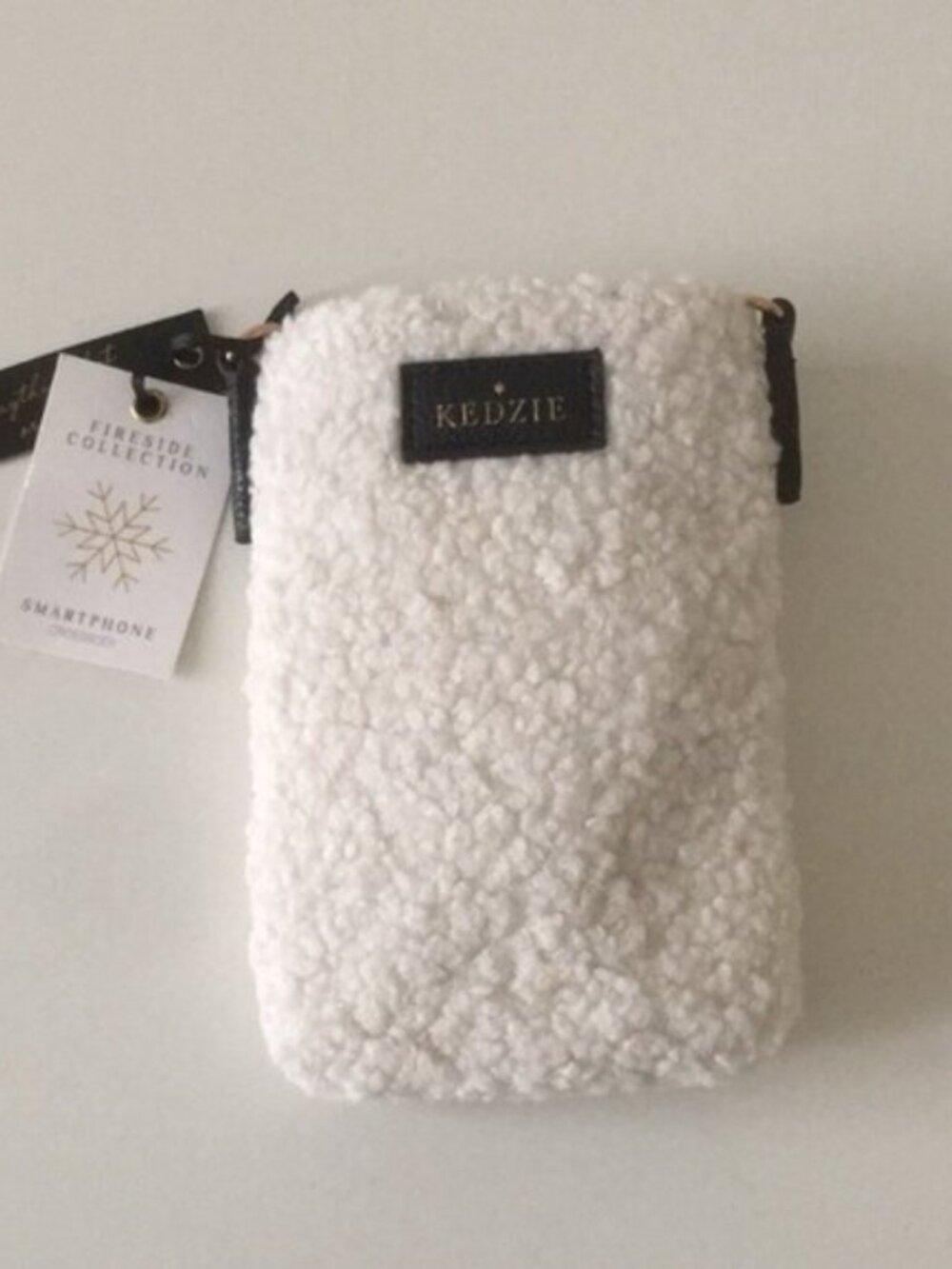 Kedzie Sherpa Cell Phone Crossbody Bag - Picture 15 of 16